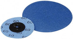 Superior Abrasives - 2" Disc Diam, 50 Grit, Zirconia Alumina Quick Change Disc - Type S Attaching System, Coated, Coarse Grade - Exact Tool & Supply