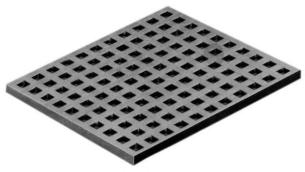 Mason Ind. - 18" Long x 18" Wide x 5/16" Thick, Neoprene, Machinery Leveling Pad & Mat - 19,440 Lb Max Load, Black - Exact Tool & Supply