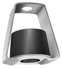 Mason Ind. - 190 to 380 Lb Capacity, 0.2 to 0.4" Deflection, HDB, Vibration Control Hanger - 3-1/4" Long x 4-1/4" Wide x 4-1/2" High x 3-1/4" Deep, 3/4" Max Rod Diam, 3" Lower Rod Penetration, White - Exact Tool & Supply