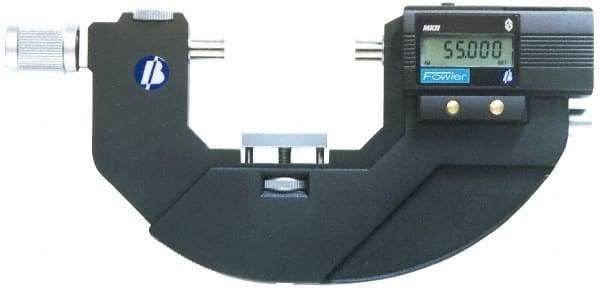 Fowler - Electronic Indicating Micrometers Minimum Measurement (mm): 30.00 Minimum Measurement (Decimal Inch): 1.2500 - Exact Tool & Supply