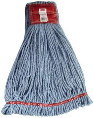 Rubbermaid - 5" Red Head Band, Large Blended Fiber Loop End Mop Head - 4 Ply, Use for General Purpose - Exact Tool & Supply