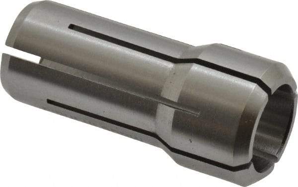 Kennametal - 3/8 Inch, 8.7 to 9.5 mm Collet Capacity, Series DA200 Double Angle Collet - 1-3/16 Inch Overall Length, 0.539 Inch Overall Diameter, 0.001 Inch TIR - Exact Tool & Supply