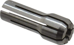 Kennametal - 0.1378 Inch, 2.7 to 3.5 mm Collet Capacity, Series DA300 Double Angle Collet - 1 Inch Overall Length, 3/8 Inch Overall Diameter, 0.001 Inch TIR - Exact Tool & Supply