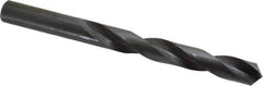 Interstate - 41/64" 118° High Speed Steel Jobber Drill - Oxide Finish, Right Hand Cut, Spiral Flute, Straight Shank, 7-1/8" OAL, Standard Point - Exact Tool & Supply