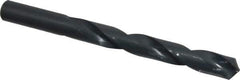 Interstate - 21/32" 118° High Speed Steel Jobber Drill - Oxide Finish, Right Hand Cut, Spiral Flute, Straight Shank, 7-1/8" OAL, Standard Point - Exact Tool & Supply