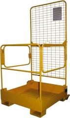 Vestil - 81" Platform - Forklift Work Platform, 600 Lb Capacity, 81-1/4" Platform Height, 37" Base Width x 37-3/4" Base Depth - Exact Tool & Supply
