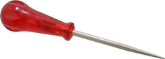 Wiha - 6-1/2" OAL Steel Reaming Awl - Plastic Handle - Exact Tool & Supply