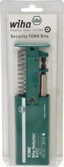 Wiha - 11 Piece, Screwdriver Bit Set - Tamper Resistant Torx - Exact Tool & Supply