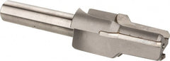 Scientific Cutting Tools - 0.725" Diam, 0.67" Small End Diam, 1/2" Straight Shank, 1-7/8" Flute, Taper Pipe Reamer - Exact Tool & Supply