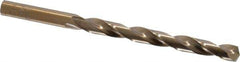 Interstate - 9/32" 135° Cobalt Jobber Drill - Bright Finish, Right Hand Cut, Spiral Flute, 4-1/4" OAL, Split Point - Exact Tool & Supply