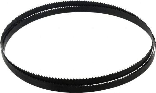 Disston - 6 TPI, 7' 5" Long x 1/2" Wide x 0.025" Thick, Welded Band Saw Blade - Carbon Steel, Toothed Edge, Raker Tooth Set, Hard Back, Contour Cutting - Exact Tool & Supply