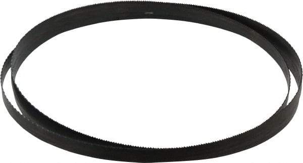 Disston - 14 TPI, 7' 5" Long x 1/2" Wide x 0.025" Thick, Welded Band Saw Blade - Carbon Steel, Toothed Edge, Raker Tooth Set, Hard Back, Contour Cutting - Exact Tool & Supply