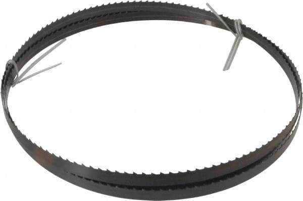 Disston - 4 TPI, 7' 9" Long x 1/2" Wide x 0.025" Thick, Welded Band Saw Blade - Carbon Steel, Toothed Edge, Raker Tooth Set, Hard Back, Contour Cutting - Exact Tool & Supply