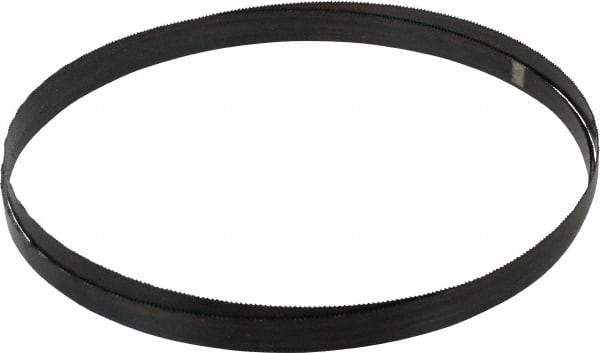 Disston - 14 TPI, 7' 9" Long x 1/2" Wide x 0.025" Thick, Welded Band Saw Blade - Carbon Steel, Toothed Edge, Wavy Tooth Set, Hard Back, Contour Cutting - Exact Tool & Supply
