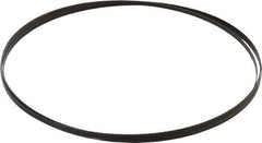 Disston - 18 TPI, 7' 9-1/2" Long x 1/4" Wide x 0.025" Thick, Welded Band Saw Blade - Carbon Steel, Toothed Edge, Raker Tooth Set, Hard Back, Contour Cutting - Exact Tool & Supply