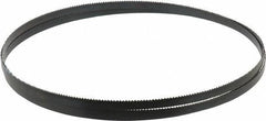 Disston - 10 TPI, 7' 9-1/2" Long x 3/8" Wide x 0.025" Thick, Welded Band Saw Blade - Carbon Steel, Toothed Edge, Raker Tooth Set, Hard Back, Contour Cutting - Exact Tool & Supply