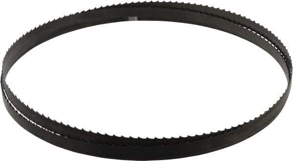 Disston - 4 TPI, 7' 9-1/2" Long x 1/2" Wide x 0.025" Thick, Welded Band Saw Blade - Carbon Steel, Toothed Edge, Raker Tooth Set, Hard Back, Contour Cutting - Exact Tool & Supply