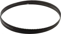 Disston - 4 TPI, 7' 9-1/2" Long x 1/2" Wide x 0.025" Thick, Welded Band Saw Blade - Carbon Steel, Toothed Edge, Raker Tooth Set, Hard Back, Contour Cutting - Exact Tool & Supply