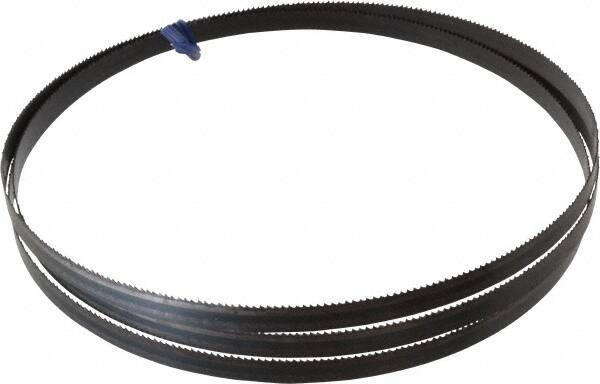 Disston - 10 TPI, 7' 9-1/2" Long x 1/2" Wide x 0.025" Thick, Welded Band Saw Blade - Carbon Steel, Toothed Edge, Raker Tooth Set, Hard Back, Contour Cutting - Exact Tool & Supply