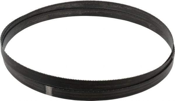 Disston - 10 TPI, 9' 6" Long x 3/4" Wide x 0.032" Thick, Welded Band Saw Blade - Carbon Steel, Toothed Edge, Raker Tooth Set, Hard Back, Contour Cutting - Exact Tool & Supply