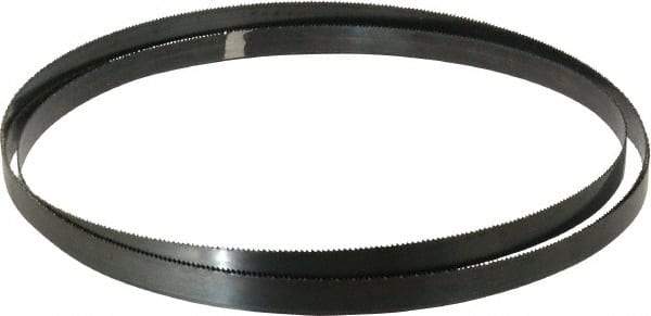 Disston - 10 TPI, 10' 10-1/2" Long x 3/4" Wide x 0.032" Thick, Welded Band Saw Blade - Carbon Steel, Toothed Edge, Raker Tooth Set, Hard Back, Contour Cutting - Exact Tool & Supply