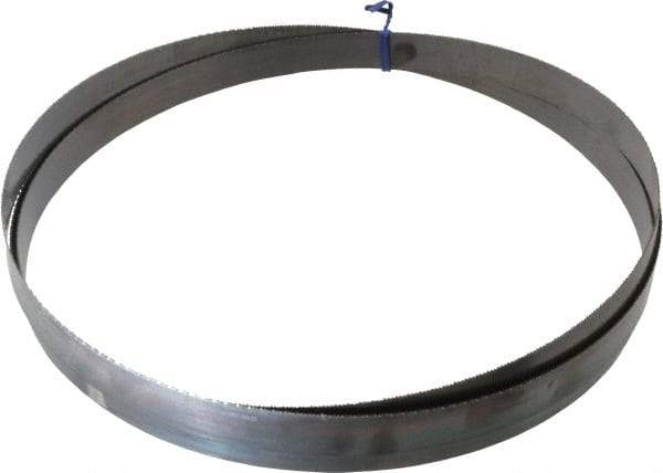 Disston - 14 TPI, 11' Long x 1" Wide x 0.035" Thick, Welded Band Saw Blade - Carbon Steel, Toothed Edge, Raker Tooth Set, Hard Back, Contour Cutting - Exact Tool & Supply
