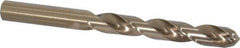 Interstate - 14mm 135° Cobalt Jobber Drill - Bright Finish, Right Hand Cut, 160mm OAL, Split Point - Exact Tool & Supply
