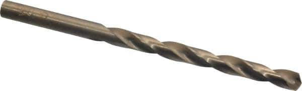 Interstate - Letter C 135° Cobalt Jobber Drill - Bright Finish, Right Hand Cut, Spiral Flute, 4" OAL, Split Point - Exact Tool & Supply