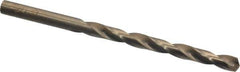Interstate - Letter C 135° Cobalt Jobber Drill - Bright Finish, Right Hand Cut, Spiral Flute, 4" OAL, Split Point - Exact Tool & Supply