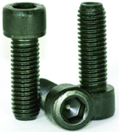 1/2-13 x 1-1/4 - Black Finish Heat Treated Alloy Steel - Cap Screws - Socket Head - Exact Tool & Supply