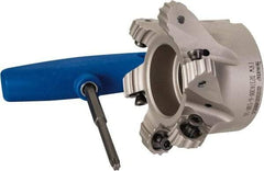 Iscar - 2.37" Cut Diam, 0.315" Max Depth, 1" Arbor Hole, 6 Inserts, RC.. 1607 Insert Style, Indexable Copy Face Mill - FRW Cutter Style, 1-3/4 High, Series MillShred - Exact Tool & Supply