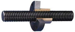 Keystone Threaded Products - 1/4-16 Acme, 6' Long, Alloy Steel Precision Acme Threaded Rod - Right Hand Thread, 2C Fit - Exact Tool & Supply