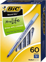 Bic - Conical Ball Point Pen - Blue - Exact Tool & Supply