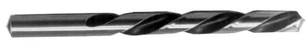 Chicago-Latrobe - #58 118° High Speed Steel Jobber Drill - Bright Finish, Left Hand Cut, Spiral Flute, Straight Shank, 1-5/8" OAL, Standard Point - Exact Tool & Supply