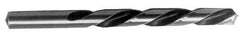 Chicago-Latrobe - #58 118° High Speed Steel Jobber Drill - Bright Finish, Left Hand Cut, Spiral Flute, Straight Shank, 1-5/8" OAL, Standard Point - Exact Tool & Supply