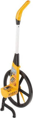 Trumeter - 100,000' Counter Limit, 40-1/4" OAL, Measuring Wheel - 0.1" Accuracy per 100", Measures in Ft/In, Meters/cm & Yards/Tenths - Exact Tool & Supply