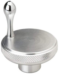 Gibraltar - 3" Head, Knurled with Handle Knob - Reamed, Stainless Steel - Exact Tool & Supply