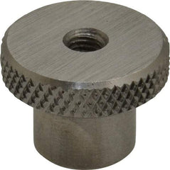 Gibraltar - 25.4mm Head, Knurled Knob - Tapped Thru, Stainless Steel - Exact Tool & Supply
