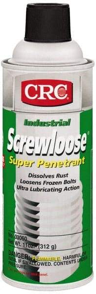CRC - 16 oz Aerosol Nondrying Film Penetrant/Lubricant - Amber, 300°F Max, Food Grade - Exact Tool & Supply