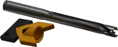 Kennametal - 10.5 to 10.99mm Diam, 5xD, 54.86mm Max Depth, 7/16" Shank Diam, 67.82mm Flute, 120.65mm OAL, Replaceable Tip Drill - KTIP04219HP Insert, K Seat Size, Series KenTIP - Exact Tool & Supply