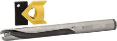 Kennametal - 14 to 14.49mm Diam, 5xD, 72.39mm Max Depth, 9/16" Shank Diam, 88.9mm Flute, 146.05mm OAL, Replaceable Tip Drill - KTIP05625HP Insert, R Seat Size, Series KenTIP - Exact Tool & Supply