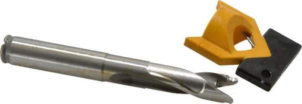 Kennametal - 12.5 to 12.99mm Diam, 3xD, 39.12mm Max Depth, 1/2" Shank Diam, 51.82mm Flute, 104.78mm OAL, Replaceable Tip Drill - KTIP05000HP Insert, O Seat Size, Series KenTIP - Exact Tool & Supply