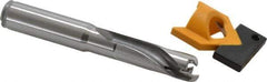 Kennametal - 14.5 to 14.99mm Diam, 3xD, 44.96mm Max Depth, 5/8" Shank Diam, 59.44mm Flute, 114.3mm OAL, Replaceable Tip Drill - KTIP05774HP Insert, S Seat Size, Series KenTIP - Exact Tool & Supply
