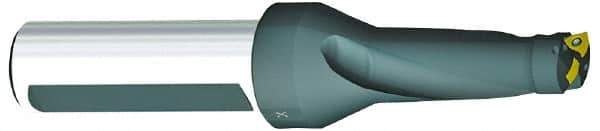 Kennametal - 5-3/4" Max Drill Depth, 4xD, 1.4374" Diam, Indexable Insert Drill - 2 Inserts, 1-1/2" Shank Diam, Straight Shank - Exact Tool & Supply