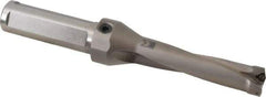 Kennametal - 88.9mm Max Drill Depth, 4xD, 7/8" Diam, Indexable Insert Drill - 2 Inserts, 1" Shank Diam, Straight Shank - Exact Tool & Supply