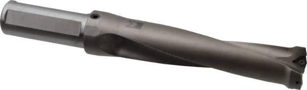 Kennametal - 177.8mm Max Drill Depth, 4xD, 1-3/4" Diam, Indexable Insert Drill - 2 Inserts, 1-1/2" Shank Diam, Straight Shank - Exact Tool & Supply