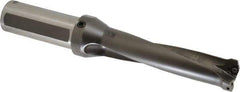 Kennametal - 139.7mm Max Drill Depth, 4xD, 1.3752" Diam, Indexable Insert Drill - 2 Inserts, 1-1/2" Shank Diam, Straight Shank - Exact Tool & Supply