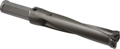 Kennametal - 152.4mm Max Drill Depth, 4xD, 38.1mm Diam, Indexable Insert Drill - 2 Inserts, 1-1/4" Shank Diam, Straight Shank - Exact Tool & Supply