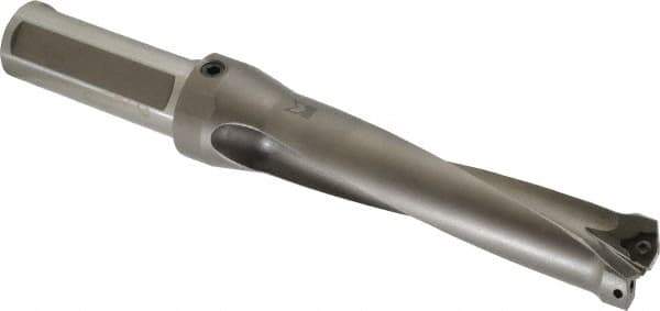 Kennametal - 5-1/4" Max Drill Depth, 4xD, 1.3126" Diam, Indexable Insert Drill - 2 Inserts, 1-1/4" Shank Diam, Straight Shank - Exact Tool & Supply