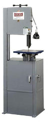 Dake - 14 Inch Throat Capacity, Step Pulley Vertical Bandsaw - 70, 140, 270, 540 SFPM, 1 HP, Three Phase - Exact Tool & Supply
